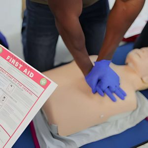 Emergency first aid at work training